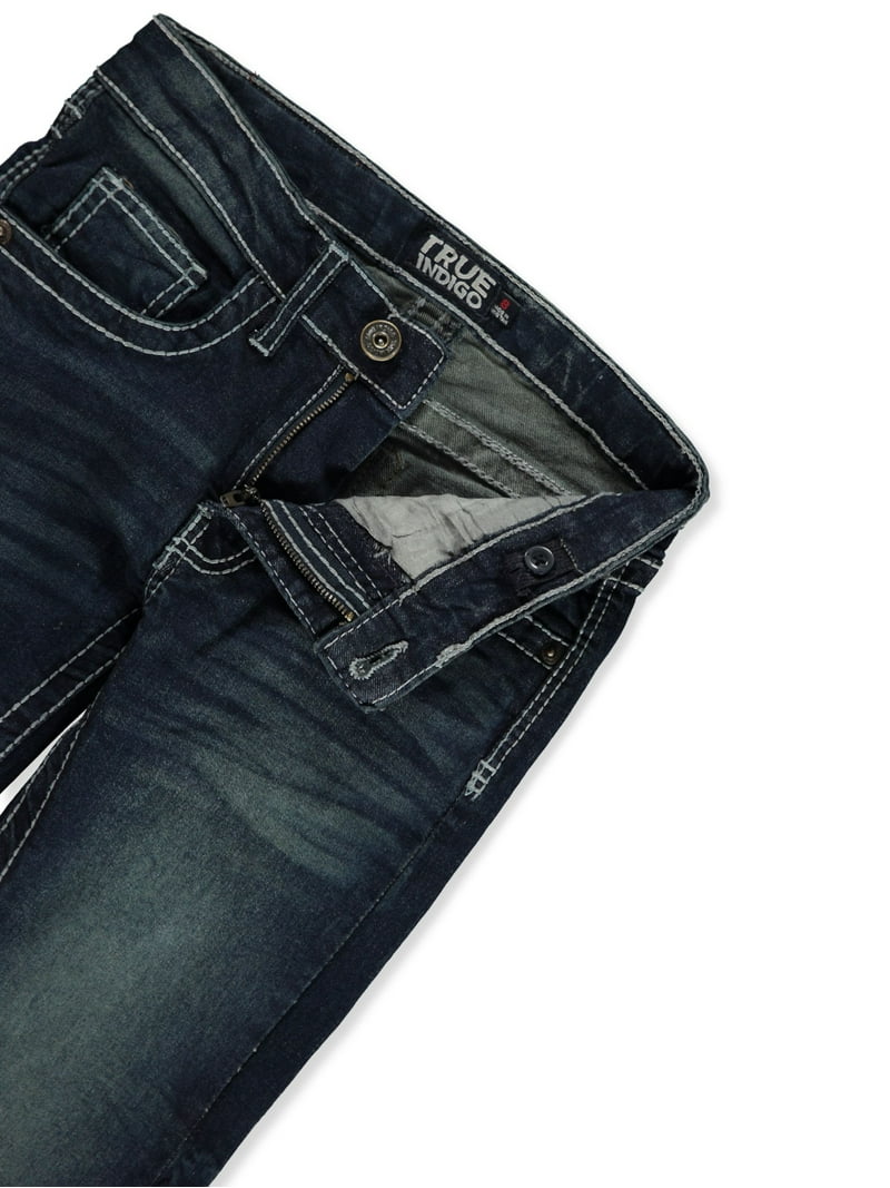 ★TRILLION★ Washed Stitch Denim Pants INDIGO TRSDPT01IDG True Indigo Boys' Thick Stitch Jeans - Walmart.com