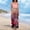 Hot Pink, variant on Women's Casual Ethnic Palazzo Pants, High Waist Drawstring Elastic Waist Wide Leg Boho Flowy Pants Side Split Hem Summer Beach Daily Bottoms, Blue 2XL