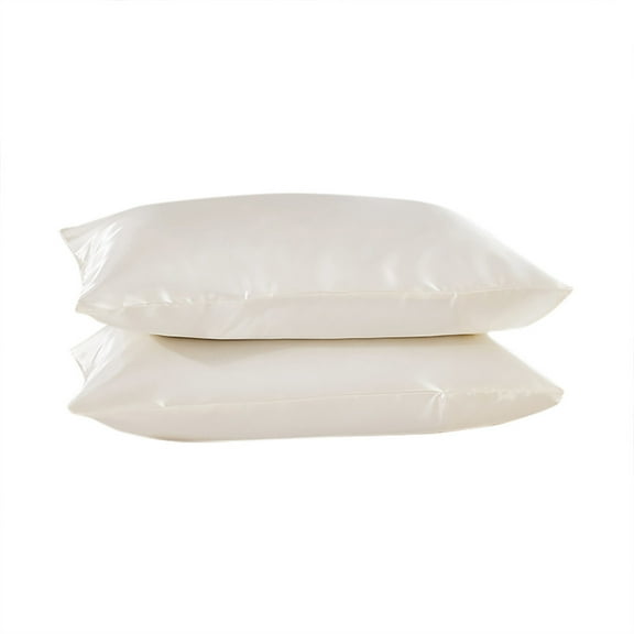 VerPetridure Simple Pillowcase Satin Imitation Silk Solid Color Bedding Pillowcase Pillowcase Satin Silk Solid Color Bedding Envelope Closure Pillowcases