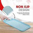 thumbnail image 3 of 2-Piece Tray Set - Non-slip Tray with Handle for Food Preparation, Tea, Breakfast in Bed - Plastic Tray for Stable Meals - Dishwasher Safe (Black/Blac, 3 of 5
