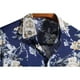 thumbnail image 5 of Camisas Para Hombre Manga Larga Negra Camisetas para hombre Top clásico diario con botones (Navy, L), 5 of 5