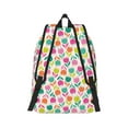 thumbnail image 3 of Daiia Tulips Flowers Vintage Canvas Backpack for Men and Women ,Hiking Backpack,Travel Laptop Bag for School,Large Capacity Backpack, 3 of 8