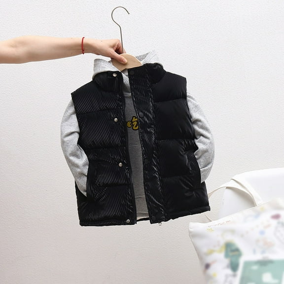 Puffer Vest Sleeveless Jacket Lightweight Outerwear Jackets & Vests Kids Boys' Outerwear Vests Kids Clothing 7-8Years