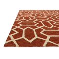 thumbnail image 2 of Loloi Venice Beach 2'3" x 3'9" Tapis Crocheté à la Main en Rouille et Ivoire, 2 of 2
