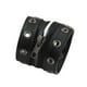 thumbnail image 2 of Pulsera punk de cuero PU con cremallera Zulema Negro, 2 of 7
