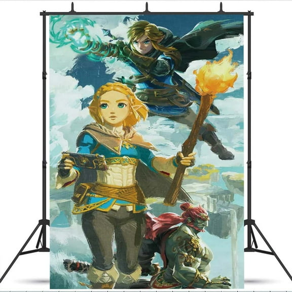 The Legend of Zelda school Background Wall Decor Taspestry Poster Banner Backdrop Party Supplies