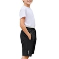 thumbnail image 4 of YunPes Boys Athletic Shorts Mesh Basketball Soccer Kids Youth Shorts Quick Dry Sport Active Clothes with Zipper Pockets Ice Silk, 4 of 8