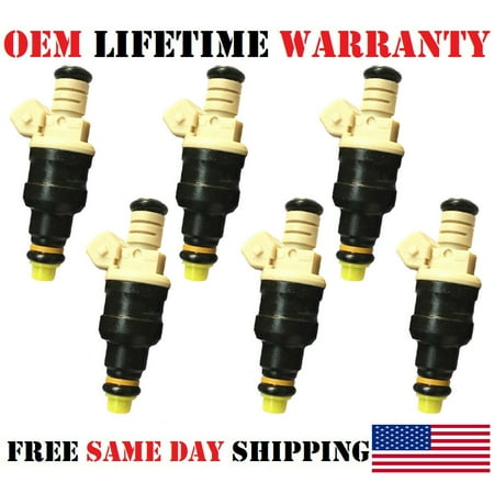 Ford Ranger Fuel Tank 6x OEM Bosch #0280150727 Fuel Injectors for 1986-1991 FORD RANGER 2.9L 3.0L V6/Refurbished/ ()