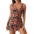 thumbnail image 2 of LSLJS Maillot de Bain une Pièce pour Femmes, Mode Imprimée, Robe Sexy avec Cordon de Serrage, Spa, 2 of 3