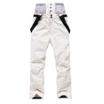 thumbnail image 2 of Pantalones de esquí para mujer, hombre, invierno, exterior, para parejas, pantalones de esquí, pantalones de algodón con tirantes gruesos y cálidos, 2 of 5