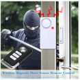 thumbnail image 2 of Alarma para puertas y ventanas - Alarma antirrobo inalámbrica con control remoto, fácil de instalar, 105 db muy fuerte (incluye 1 alarma y 1 control remoto) 85 mm TUNC Sencillez, 2 of 3