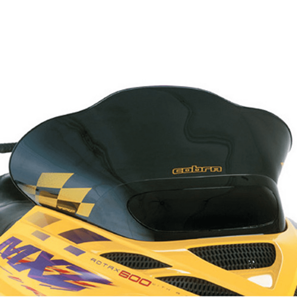COBRA WINDSHIELD SKIDOO ZX CHASSIS BLACK W/YELLOW CHECKS