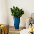 thumbnail image 3 of 21 inch Tall Planters for Outdoor Plants Set of 2,Tall Plant Pots with Drainage Hole,Large Flower Pots for Indoor Front Porch Garden Home Patio,Blue, 3 of 8
