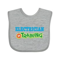 Inktastic Electrician in Training Boys or Girls Baby Bib