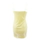 thumbnail image 5 of Vestido sin mangas con lentejuelas para mujer - Cuello apilado, plisado - Fiesta/noche - Corte ajustado - Tallas S-XL, 5 of 6