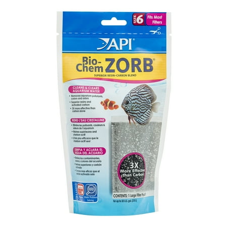 UPC: 0317163011089 | API Bio-Chem Zorb Size 6  Aquarium Canister Filter Filtration Pouch  1-Count