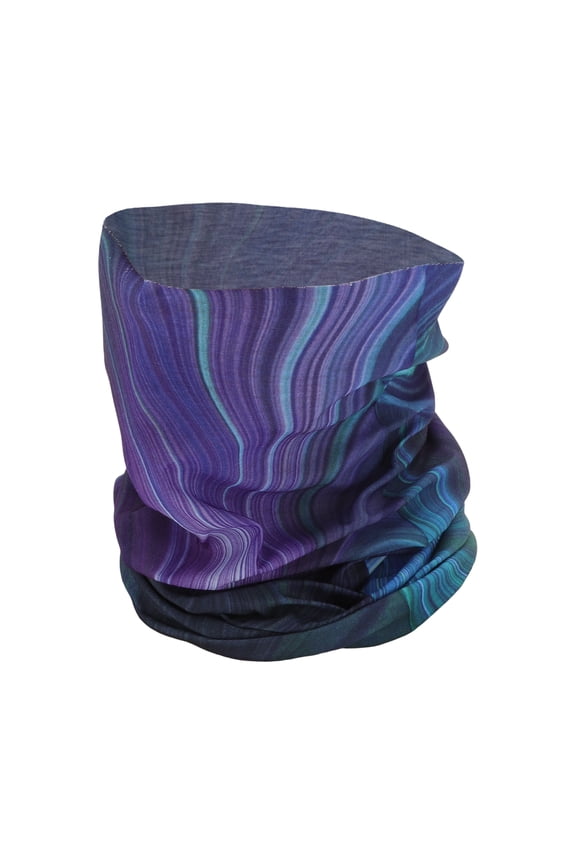 1 Pc Windproof Face Scarf Mask Face Mask for Outdoor Cycling Purple Deep Green