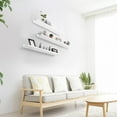 thumbnail image 5 of Winado 46" Floating Wall Shelf Unit Display Storage Holder,White, 5 of 5