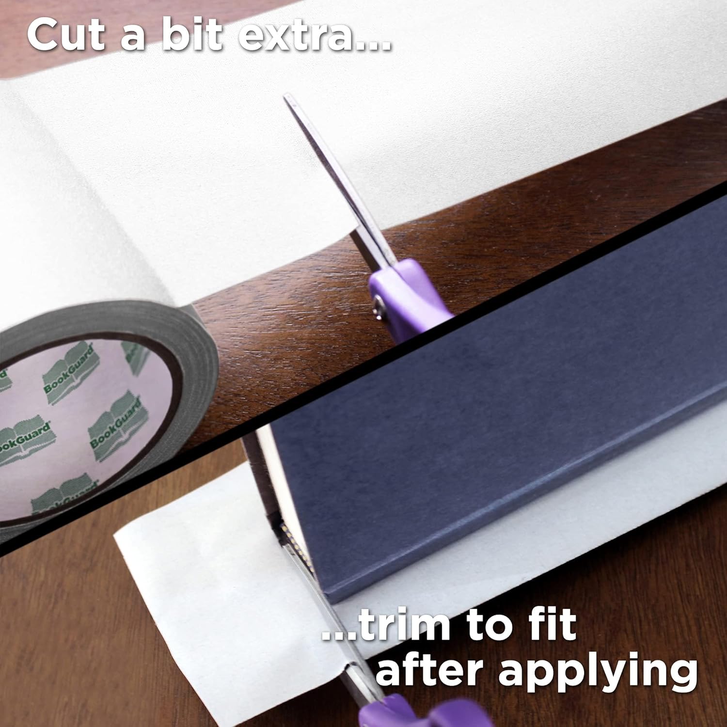 4 inch Premium Bookbinding Repair Cloth Tape, 15 Yard Roll, White