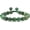 African Serpentine, variant on Handmade Gemstone 10mm Black Hematite Round Beads Adjustable Braided Macrame Tassels Chakra Reiki Bracelets 7-9 inch Unisex