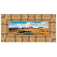 thumbnail image 3 of 14x40 Natural Wide Bamboo Picture Frame - UV Acrylic, Foam Board Backing, Hanging Hardware, 3 of 7