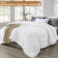 thumbnail image 2 of Utopia Bedding Comforters Queen Size, All Season Duvet Insert, Down Alternative Queen Comforter with Corner Tabs, Machine Washable Bed Comforter 88 x 88 Inches (White), 2 of 3