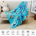 thumbnail image 4 of Kids Throw Blanket Construction Blanket for Boys, 50x60 Inch Fleece Toddler Blanket for Boys Girls, Aircrafts Trucks Cars Printed Quilt Blanket, Comfy Warm Blanket for Kids Birthday Gifts, 4 of 6