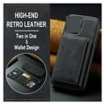 thumbnail image 3 of 2 in 1 Detachable Leather Wallet Case Phone Case Magnetic Wallet with Stand and Card Holder, 3 of 8