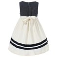thumbnail image 2 of Richie House Girls' Dress with Embroidery and Crochet RH1144, 2 of 7