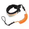 thumbnail image 1 of koolsoo Surfboard SUPs Leash/Leg Rope 5 Feet Premium Straight Leash Padded Adjustable Neoprene Cuff Orange, 1 of 9