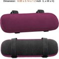 thumbnail image 2 of Chair Armrest Pads 2 PCS, Memory Foam Gaming Chair Cushion , Wine Red, 2 of 5
