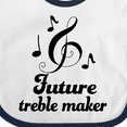 thumbnail image 4 of Inktastic Future Treble Maker Funny Music Girls Baby Bib, 4 of 4