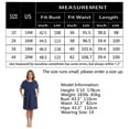 thumbnail image 5 of FEREMO 100% Cotton Plus Size Nightgowns for Women Short Sleeve House Dress Sleepwear with Pockets, 5 of 5