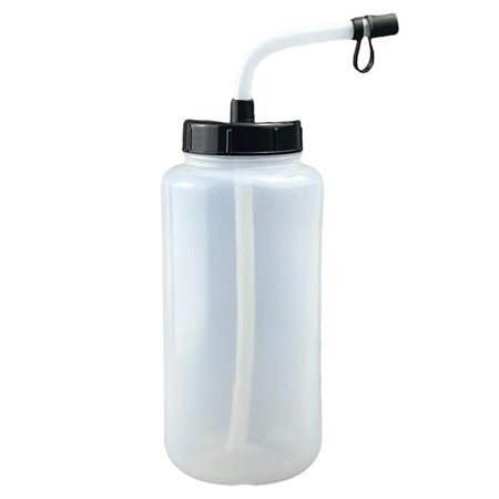 GoldCister Squeeze Water Bottles Hiking Water Cups 1 Liter Sports Water Bottle with Straw Leak Proof Water Bottles for Yoga Boxing Cycling Softball Football great gift