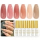 thumbnail image 1 of Set de esmaltes de uñas Artdone Sheer Gel Jelly UV, 6 colores con lámpara, 1 of 7