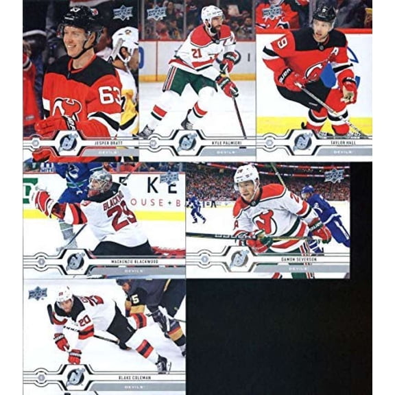 2019-20 Upper Deck Series 1 Veteran NHL Team Set New Jersey Devils Hockey Team Set