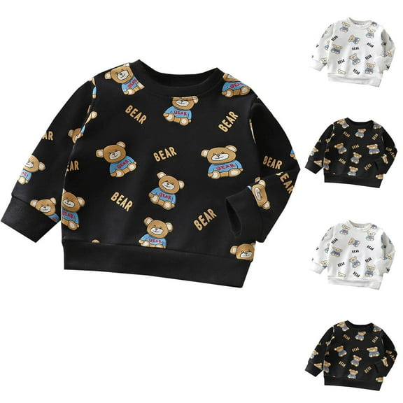 Uxgjfwu Spf Shirts For Kids Long Sleeve Round-Neck Blouses Shirts Kids T-shirt Style Boys And Girls Long Sleeved Pullover Tops