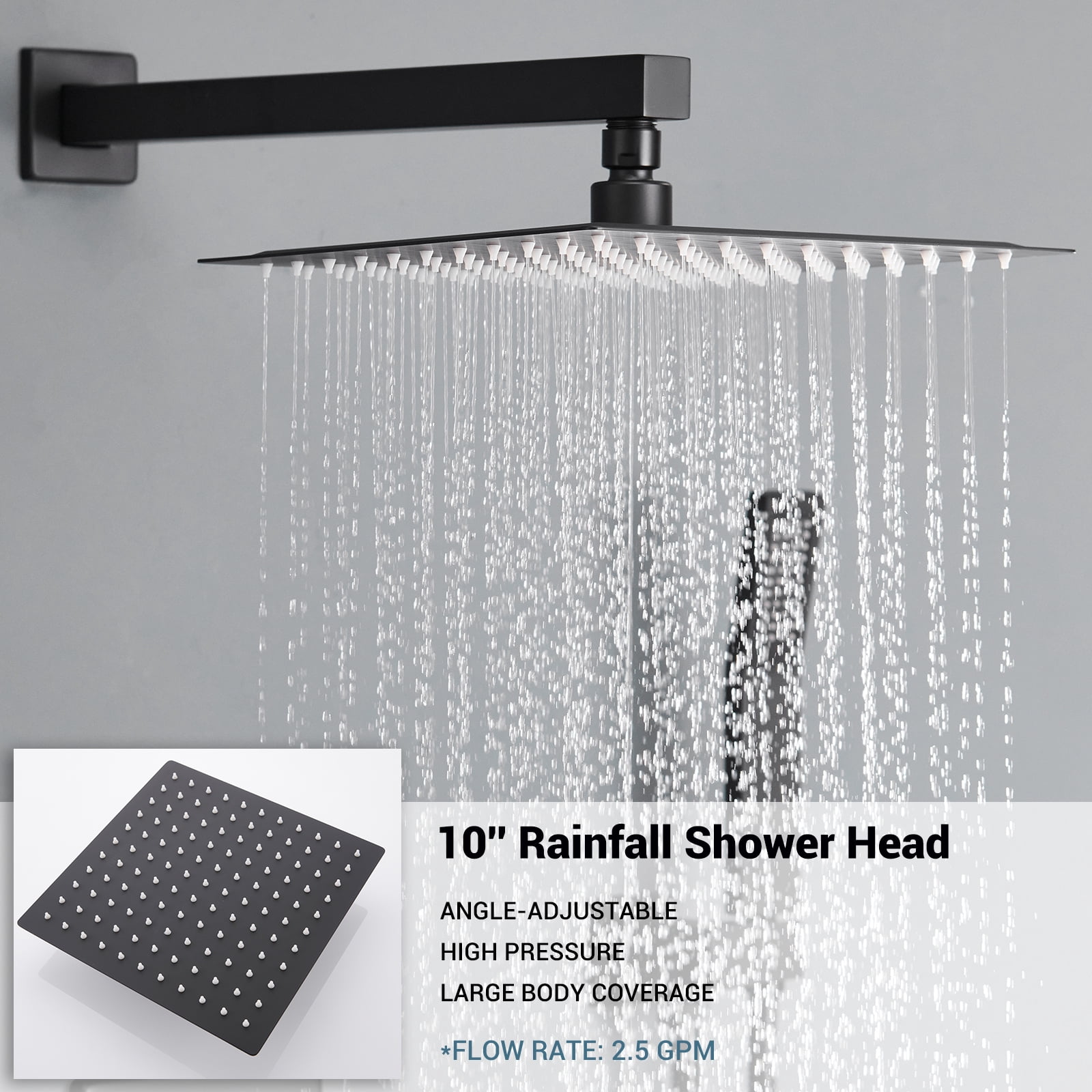 Tub Shower Faucets Sets Complete Brushed Gold Bathtub Shower System with Tub Spout, Bathtub Faucet Set Tub and Shower Faucet Combo Trim Kit with Rough-in Valve