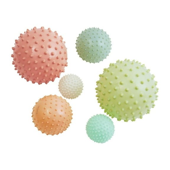 Kaplan Early Learning Company Sensory Balls - Set of 6