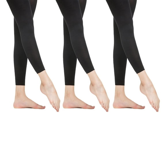 FR DUVAL Women's Nylon & Spandex Footless Tights