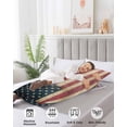 thumbnail image 3 of 4th of July Body Pillow Case Cover - Microfiber Bed Throw Pillow Covers, Independence Day Farmhouse American Flag Decorative Lumbar Pillow Cover with Envelope Closure for Sofa/Travel 20"x54", 3 of 6