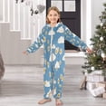 thumbnail image 6 of Vzayyk 4T-14Y Size Aviliable Cozy One-Piece Footless Sleeper Pajama Simple Line Art, 6 of 8