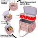 thumbnail image 4 of Bolsa de almuerzo Weitars con doble compartimento, a prueba de fugas, 15 L, rosa, 4 of 8
