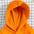 thumbnail image 2 of NAISIBABY Girls Sweatshirts Long Sleeve Hooded Fashion Pullover Graphic Hoodies Orange Size 6, 2 of 4