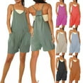 thumbnail image 5 of Womens Overalls Dungarees Tops Loose Shorts Ladies Baggy Jumpsuit Playsuit, 5 of 8