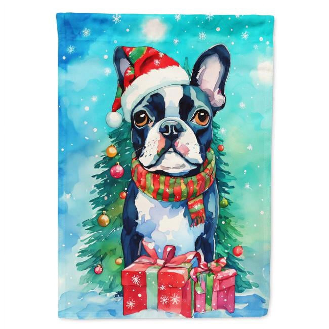 Cavalier Spaniel Christmas Garden Flag 11.25 in x 15.5 in