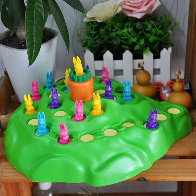 Rabbit Trap Puzzle Toy for Children, Dual Play, Jogo de Tabuleiro