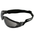 thumbnail image 1 of Global Vision Ideal Foam Padded Riding Motorcycle Safety Goggles ANSI Z87.1 Black with Smoke Lens, 1 of 6