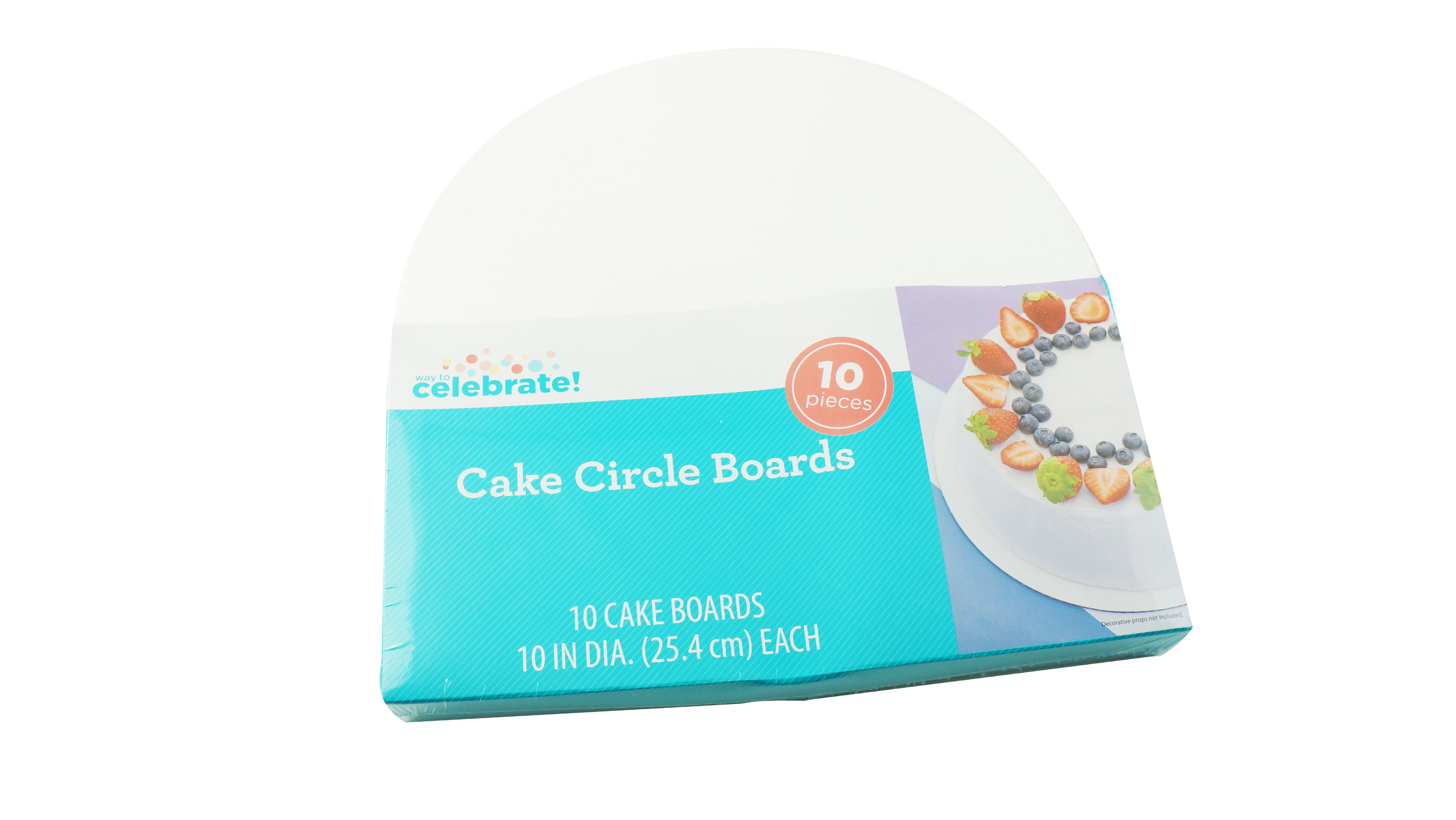 8-Inch Silver Foil Oasis Supply Round Cake Drum