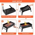 thumbnail image 5 of OYP Portable 20” Charcoal Grill, Small Folding Design for Camping and Outdoor Use, 5 of 13